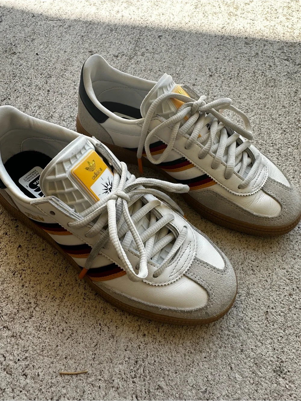 ADIDAS Men’s FIFA World Cup Handball Spezial Shoes German Flag Inspired